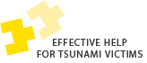 effective help for tsunami victims